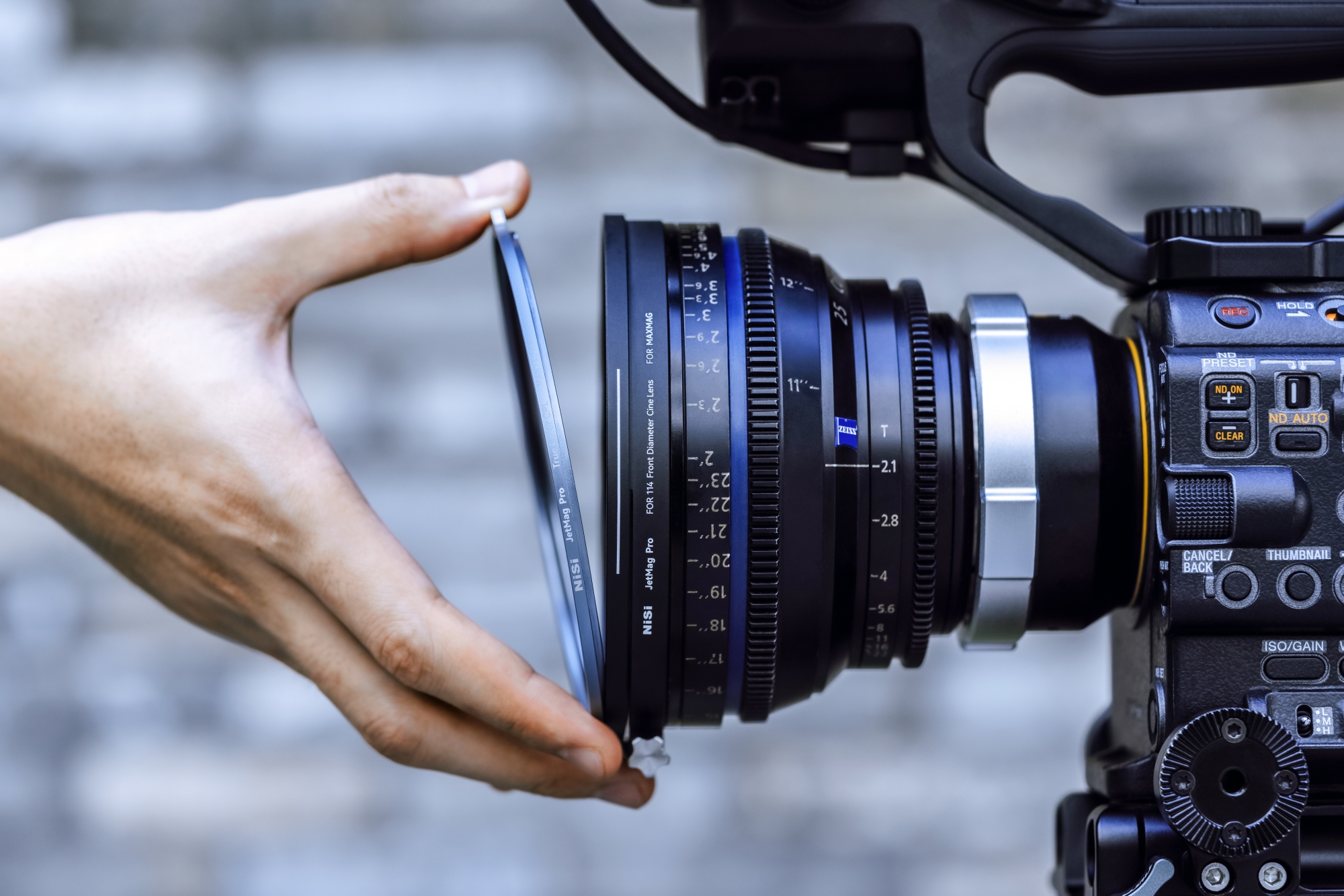 NiSi JetMag Pro MAXMAG Adaptador Magnético para Objetivas Cinema com Diâmetro Frontal de 114mm