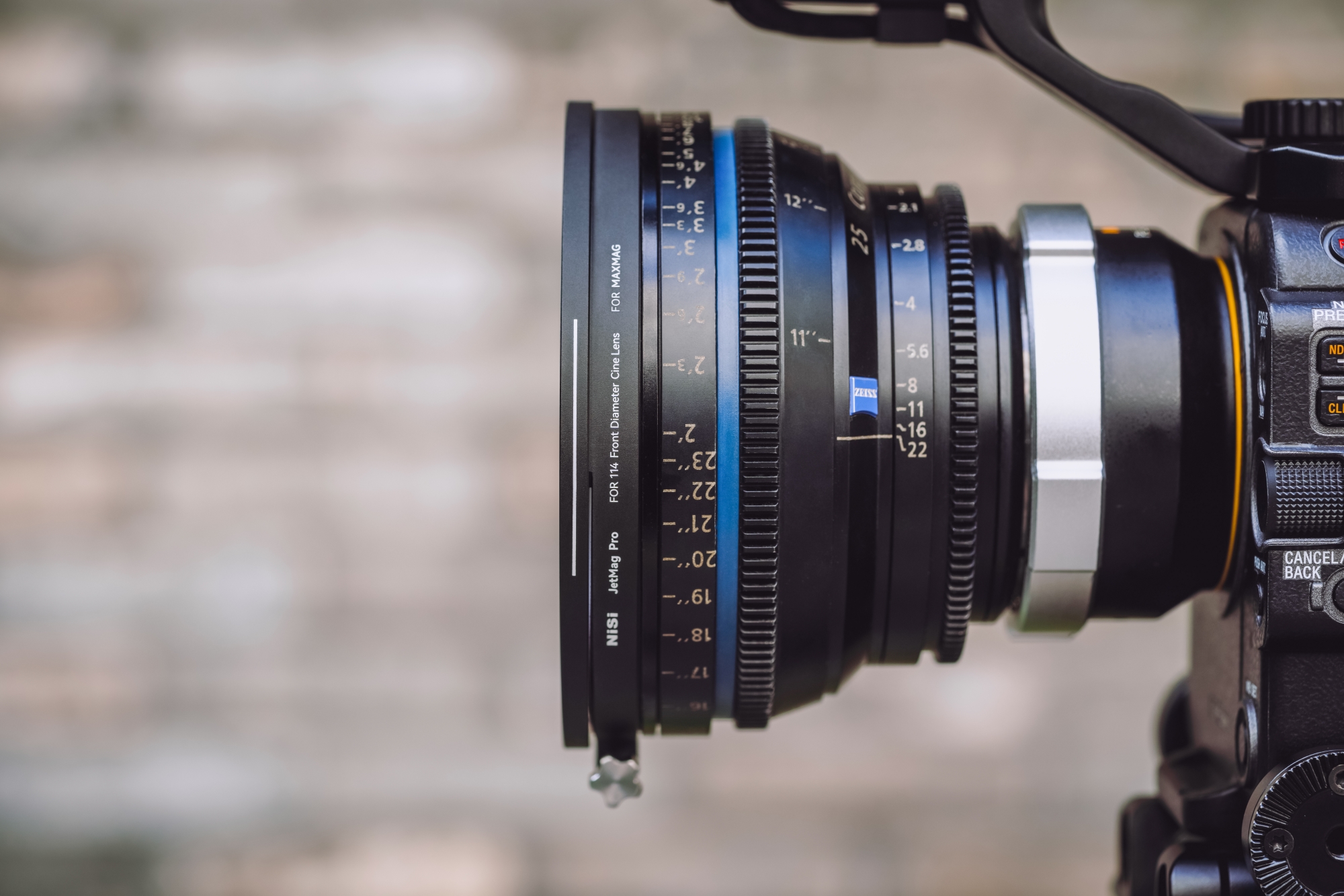 JetMag Pro Adapter FOR 114mm Diameter Cine Lens MAXMAG BTS 6