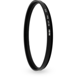 Filtro NiSi NC UV para Hasselblad com transmissão até 99,9%, proteção UV, vidro ótico de alta qualidade e armação em latão.