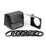 Descobre os NiSi JetMag Pro Matte Box Kits 82MAG e 95MAG, com adaptadores dedicados, bandeira em fibra de carbono e bolsa de transporte.