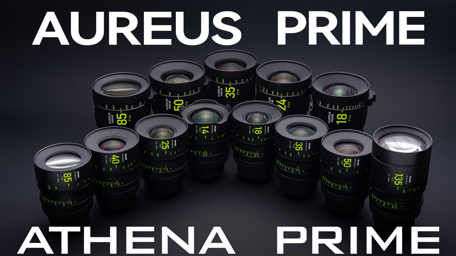 NiSi Athena Prime e Aureus Prime, 2 séries, 1 visão